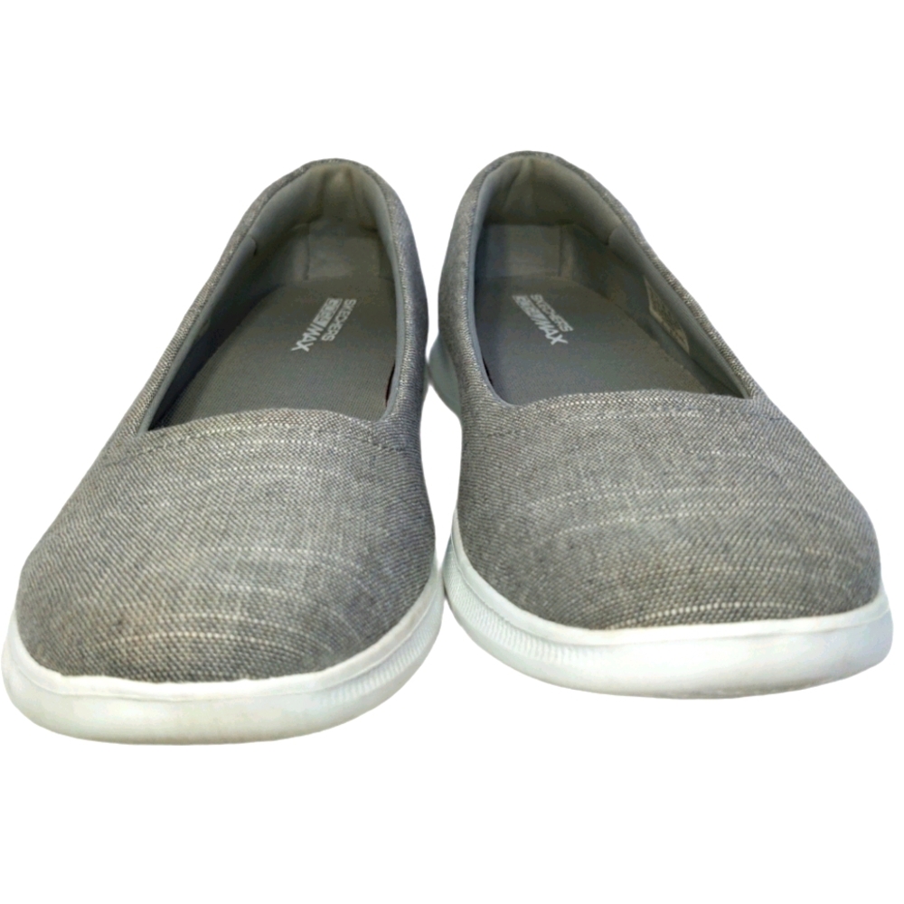 Skechers Goga Max GoStep Lite Gray Women's 10 - Picture 3 of 8
